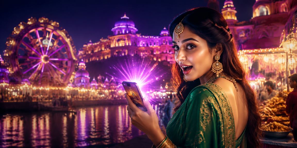 Roulette game scene with traditional Indian saree